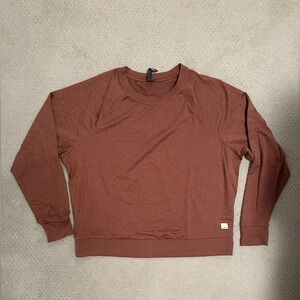 Vuori Daydream Crew, Size L, Mauve/Light Maroon color